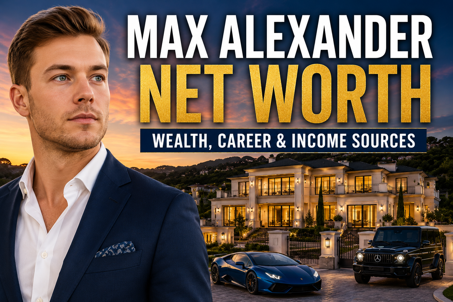 Max Alexander Net Worth: Wealth Career & Income Sources